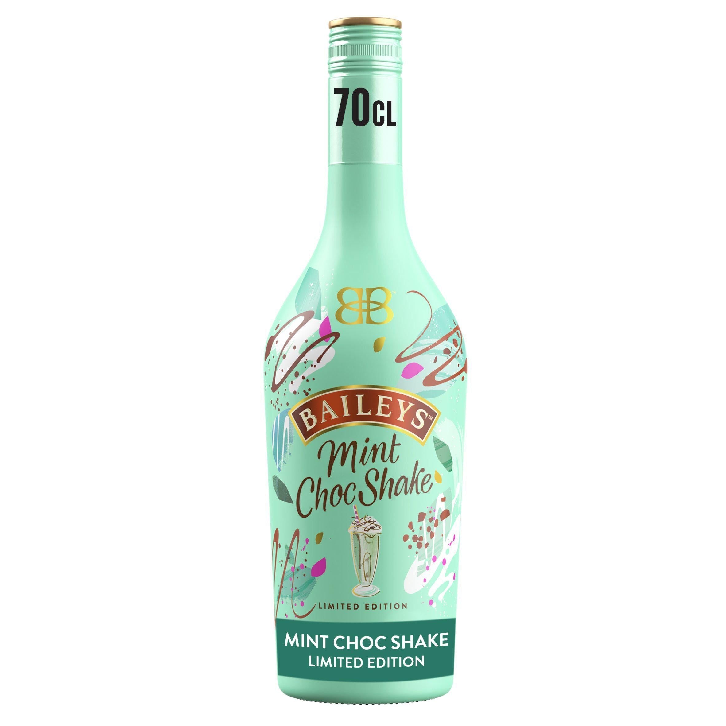 Baileys Mint Choc Shake Irish Cream Liqueur Bottle 17% Vol 70cl - McGrocer