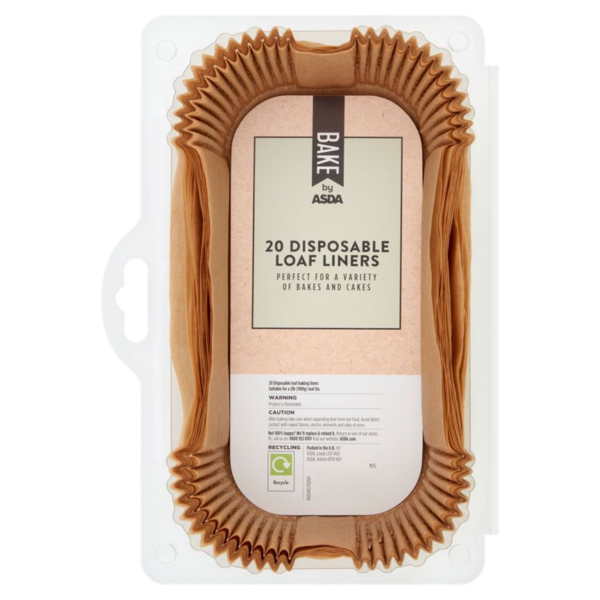 BAKE by ASDA Disposable Loaf Liners - McGrocer