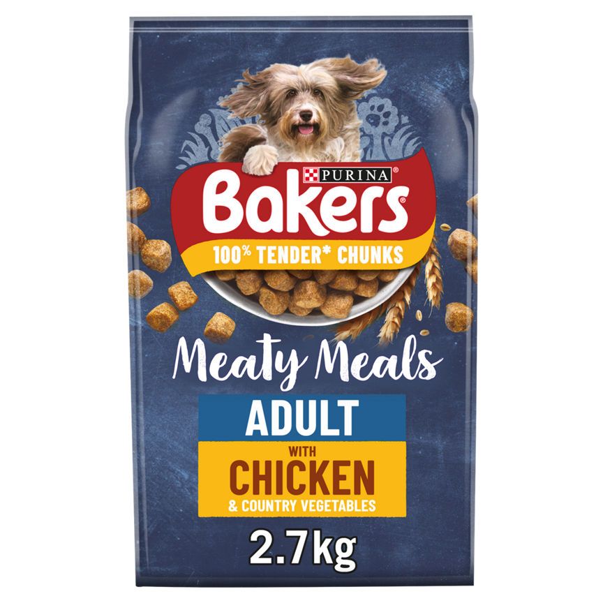 Bakers Meaty Meals Adult Dry Dog Food Chicken - McGrocer