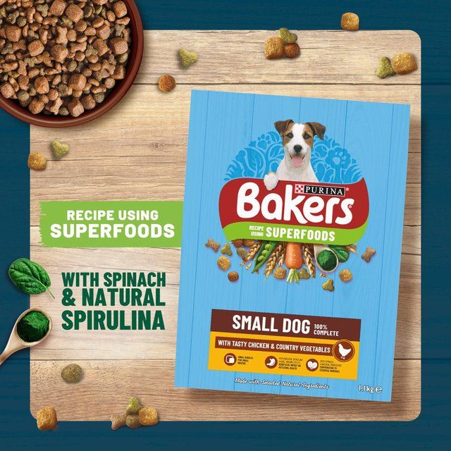 Bakers Small Dog Beef Dry Dog Food   2.85kg - McGrocer