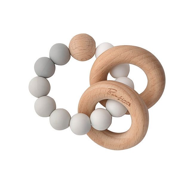 Bambino Ombre Teething Toy Grey - McGrocer