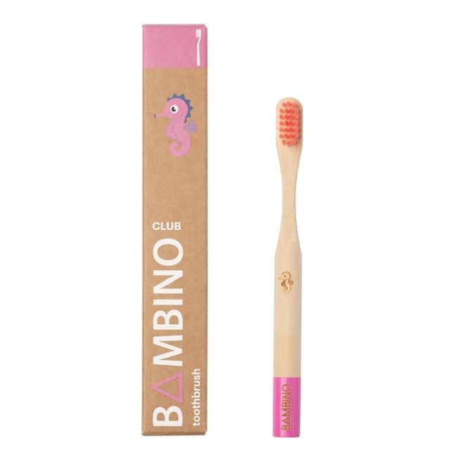 Bamboo Club Bambino Pink Kids Toothbrush - McGrocer