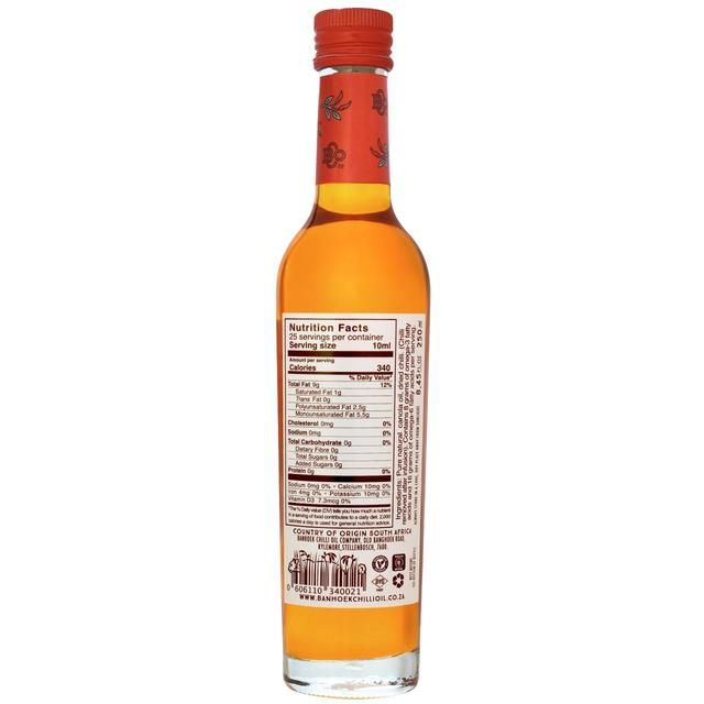 Banhoek Chilli Oil   250ml - McGrocer