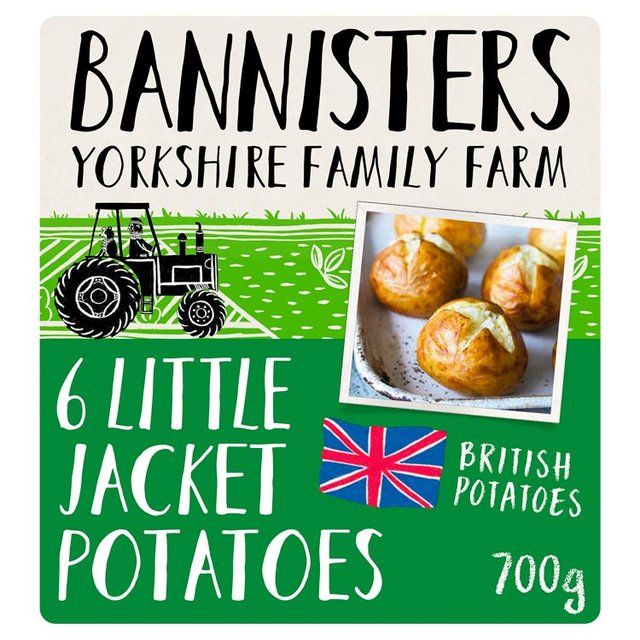 Bannisters Farm 6 Little Jacket Potatoes 700g - McGrocer