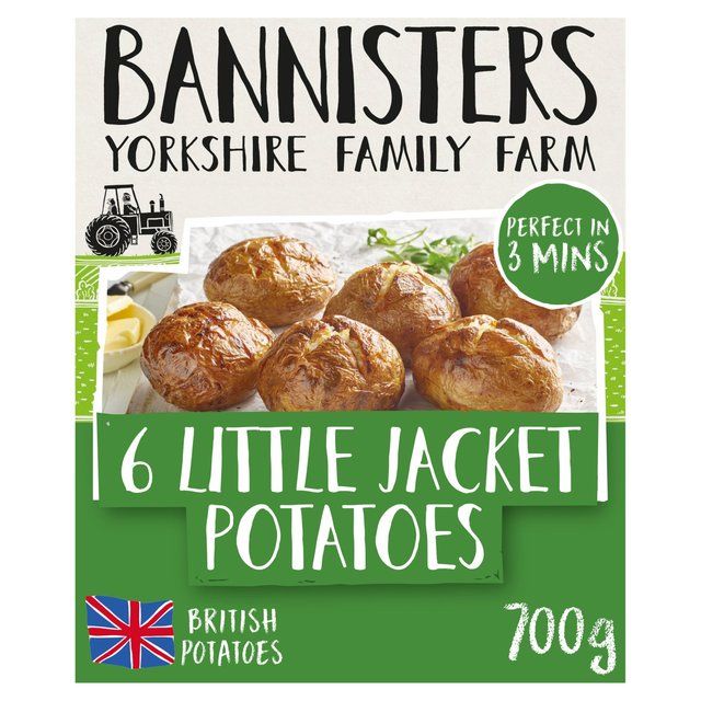 Bannisters Farm 6 Little Jacket Potatoes 700g - McGrocer