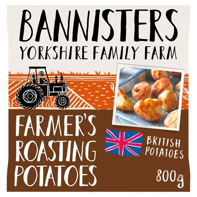 Bannisters Farm Skin On Roasting Potatoes 800g - McGrocer