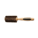 BASS - Straighten and Curl Round Brush - Bamboo - Medium - McGrocer