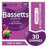 Bassetts Vitamins 3-6 Multivitamins + Omega 3 Pastilles 30s - McGrocer