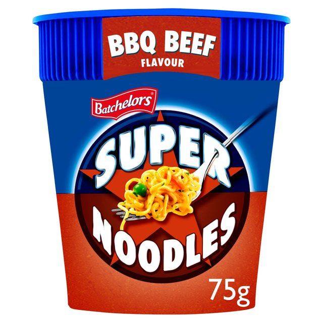 Batchelors BBQ Beef Flavour Super Noodle Pot 75g - McGrocer