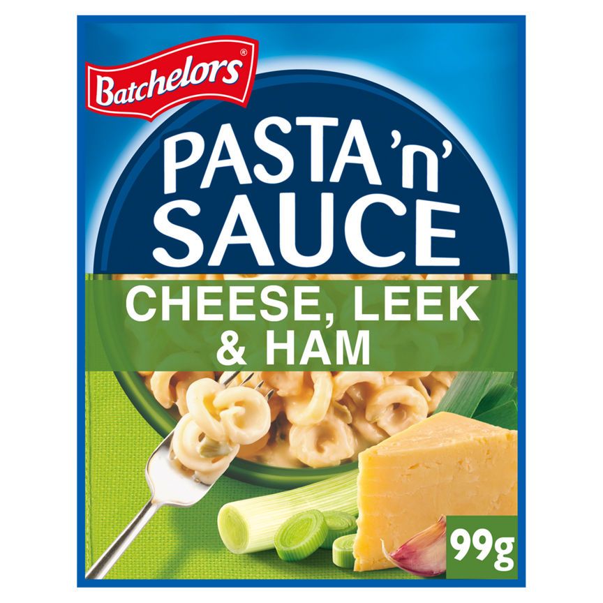 Batchelors Pasta 'n' Sauce Cheese, Leek & Ham Flavour Pasta Sachet - McGrocer