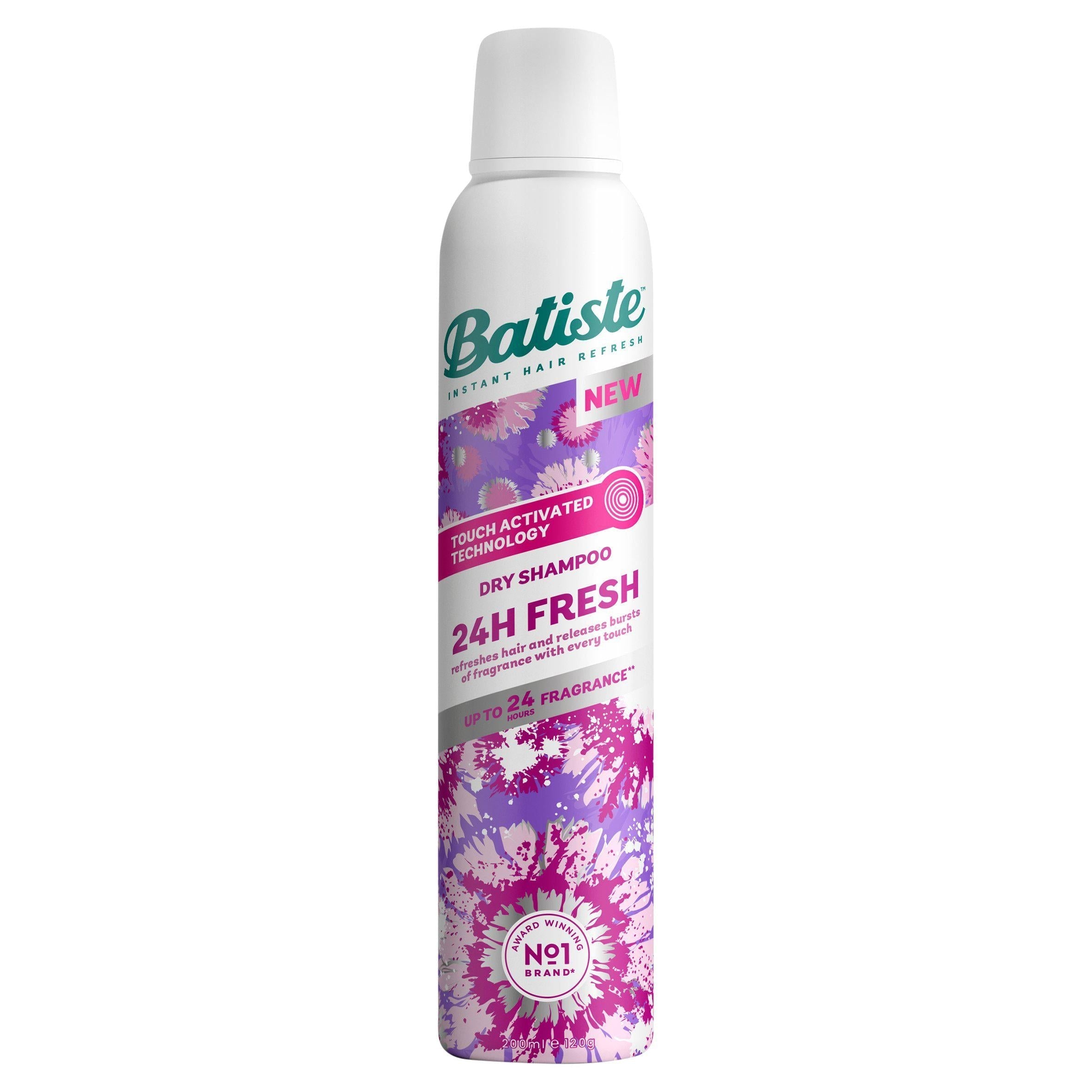 Batiste 24H Fresh Hair Dry Shampoo with Touch Activated Technology 200ml - McGrocer