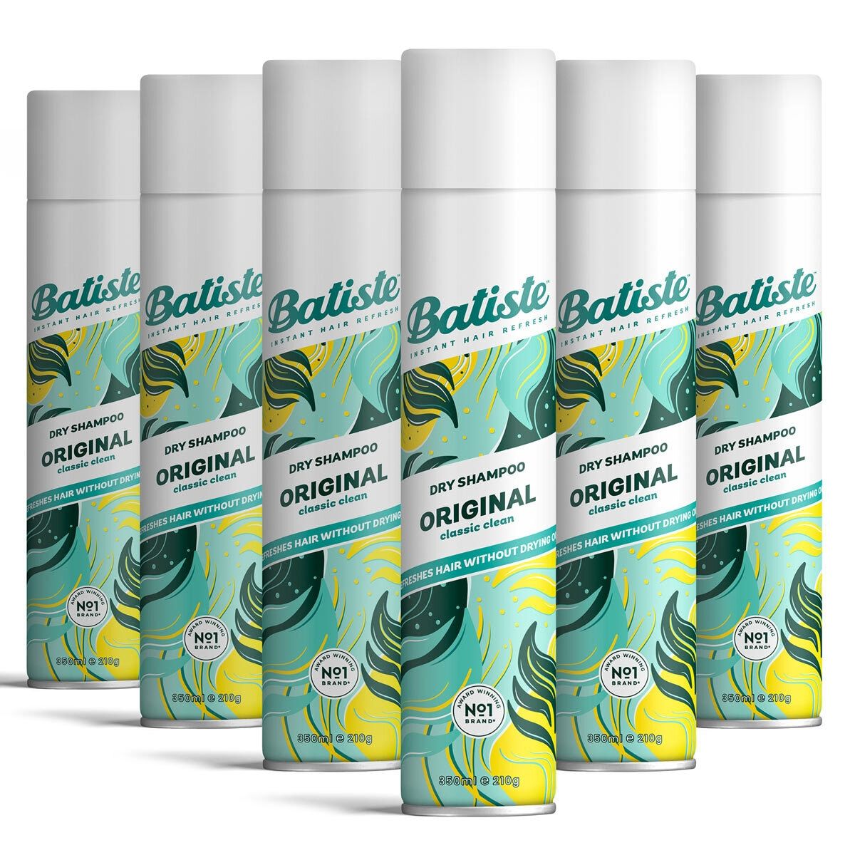 Batiste Dry Shampoo in 2 Varieties, 6 x 350ml - McGrocer