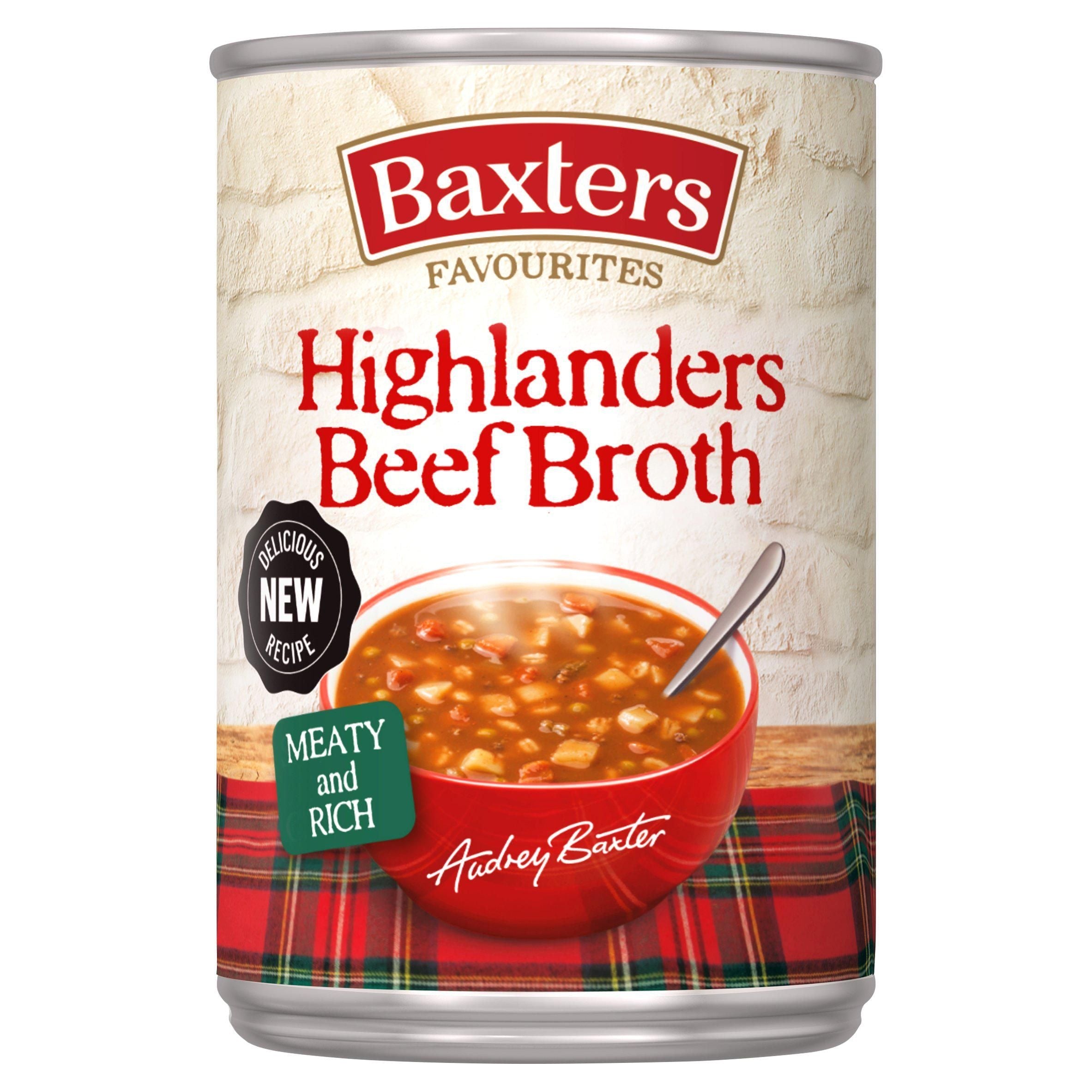 Baxters Favourites Highlanders Beef Broth 400g - McGrocer