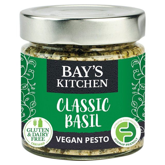 Bay's Kitchen Classic Basil Vegan Pesto 190g - McGrocer