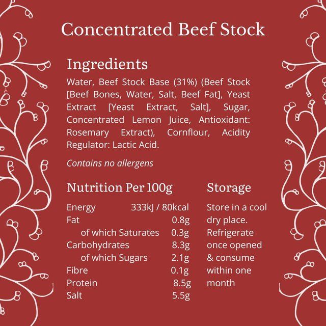 Bay's Kitchen Concentrated Beef Stock 200g - McGrocer