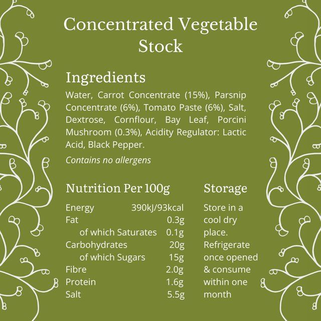 Bay's Kitchen Concentrated Vegetable Stock 200g - McGrocer