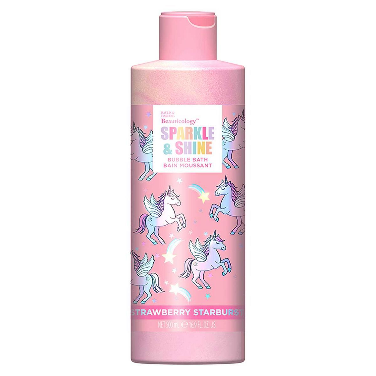 Baylis & Harding Beauticology Sparkle & Shine Strawberry Starburst Bubble Bath 500ml - McGrocer