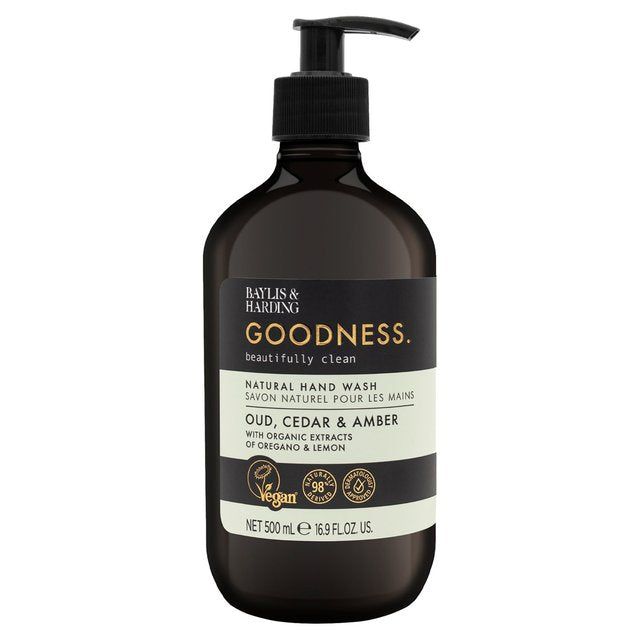 Baylis & Harding Goodness Oud Cedar & Amber Hand Wash 500ml - McGrocer