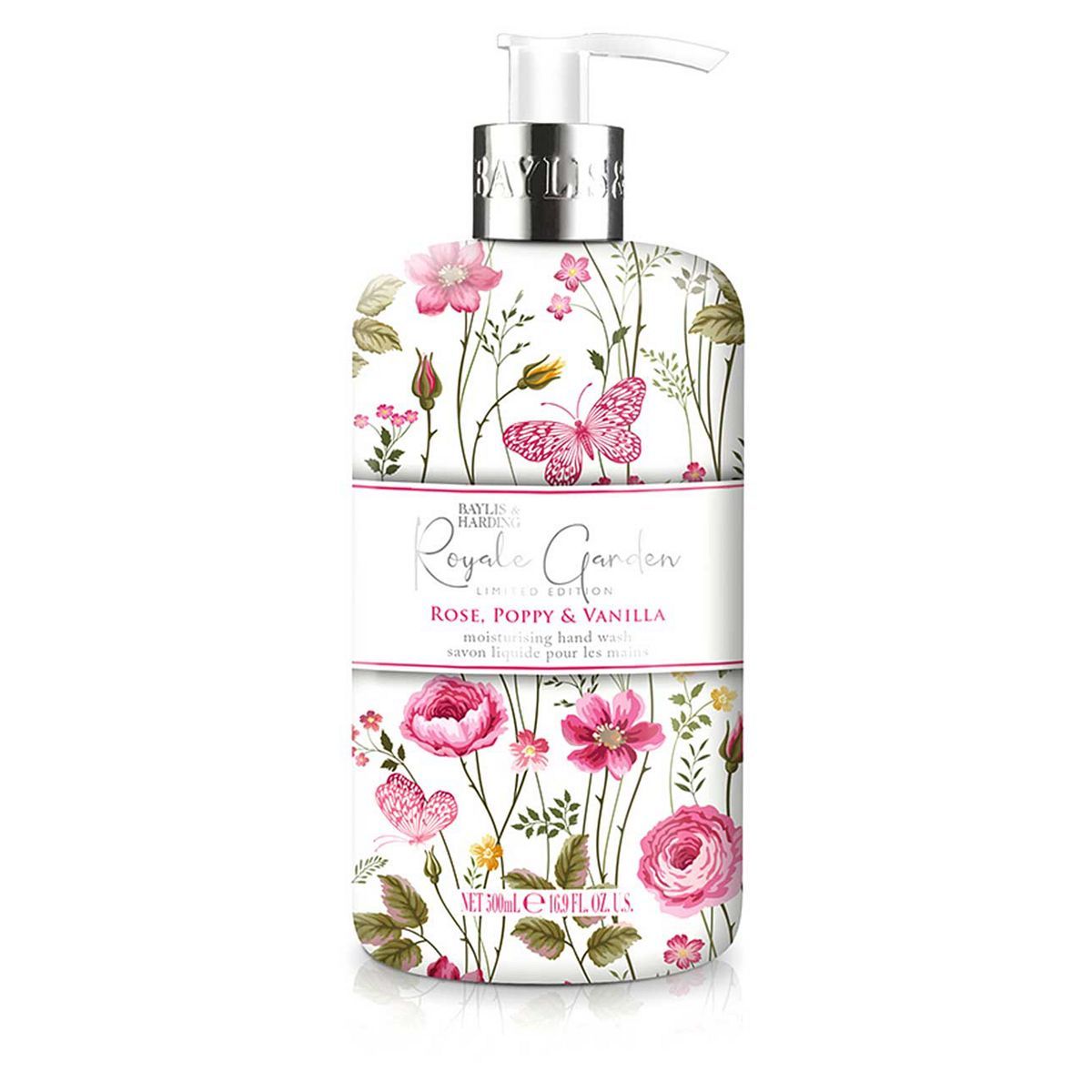 Baylis & Harding Royale Garden Luxury Rose Poppy & Vanilla Hand Wash 500ml - McGrocer