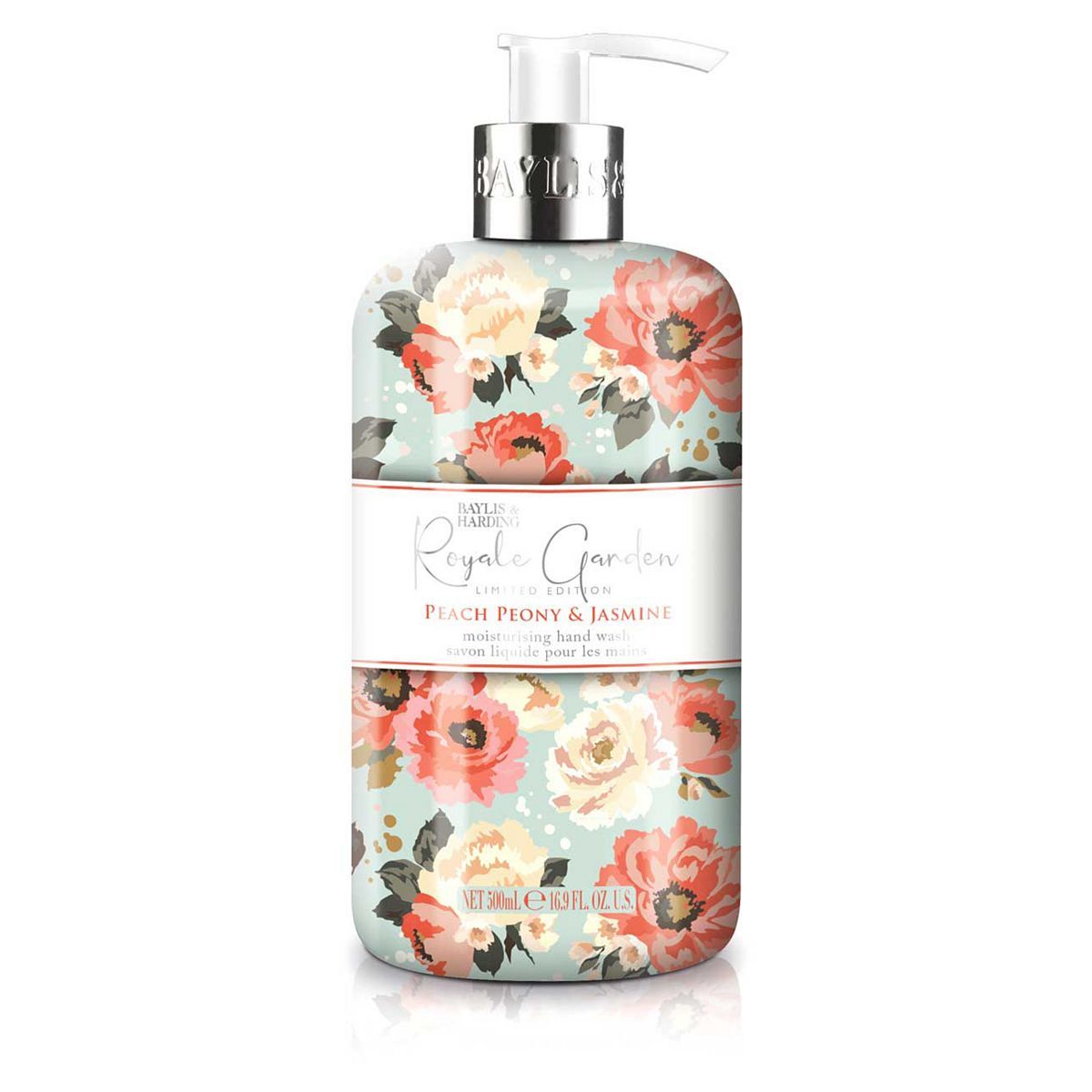 Baylis & Harding Royale Garden Peach Peony & Jasmine 500ml Hand Wash - McGrocer