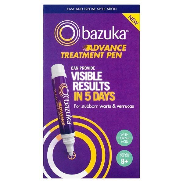 Bazuka Advance Treatment Pen For Verrucas And Warts - McGrocer