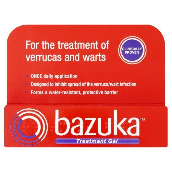 Bazuka Treatment Gel for Verruca & Wart 6g - McGrocer