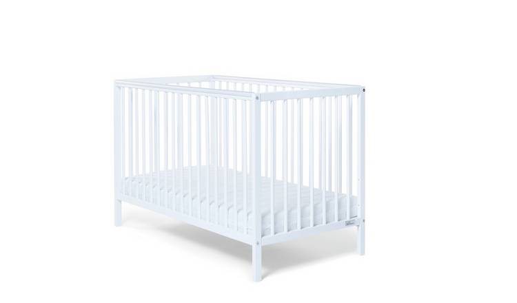 Baby Elegance Kim Cot - White - McGrocer