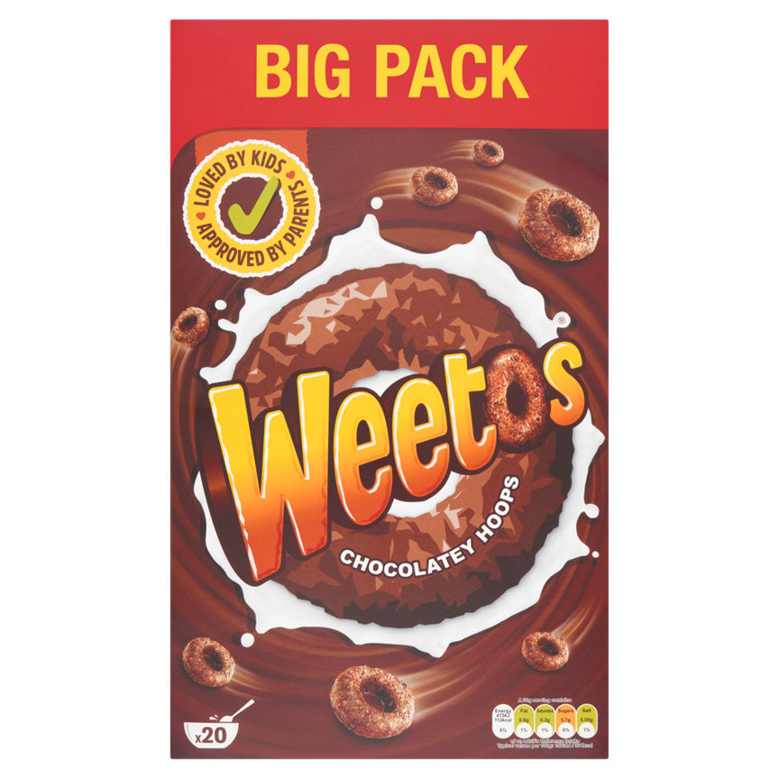 Weetos Chocolatey Hoops 600g GOODS ASDA