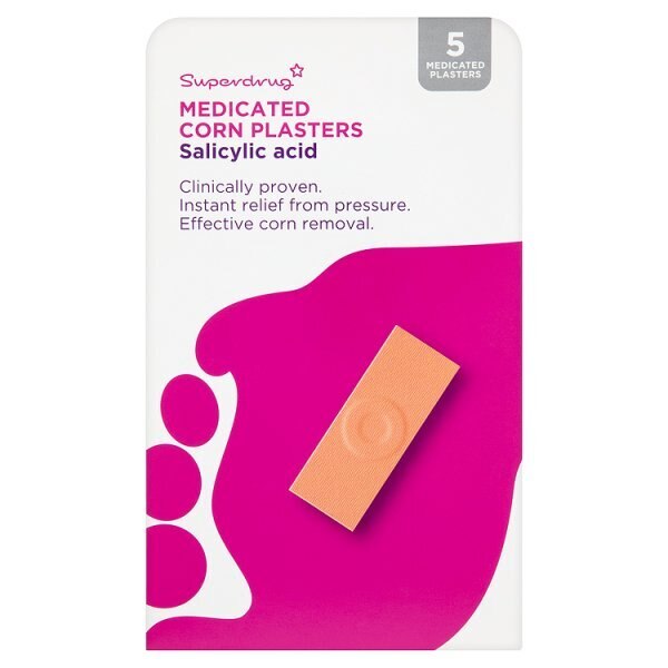 Superdrug Medicated Corn Plaster x 5 GOODS Superdrug