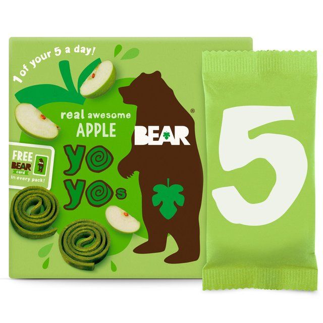 BEAR Fruit Yoyos Apple Multipack 5 x 20g - McGrocer