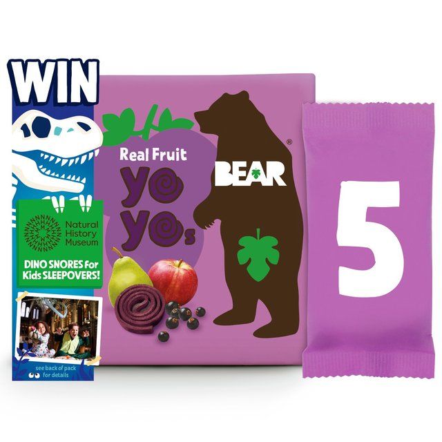 BEAR Fruit Yoyos Blackcurrant Multipack 5 x 20g - McGrocer