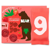 BEAR Fruit Yoyos Strawberry Family Pack 9 x 20g - McGrocer
