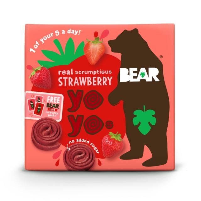 BEAR Fruit Yoyos Strawberry Multipack 5 x 20g - McGrocer