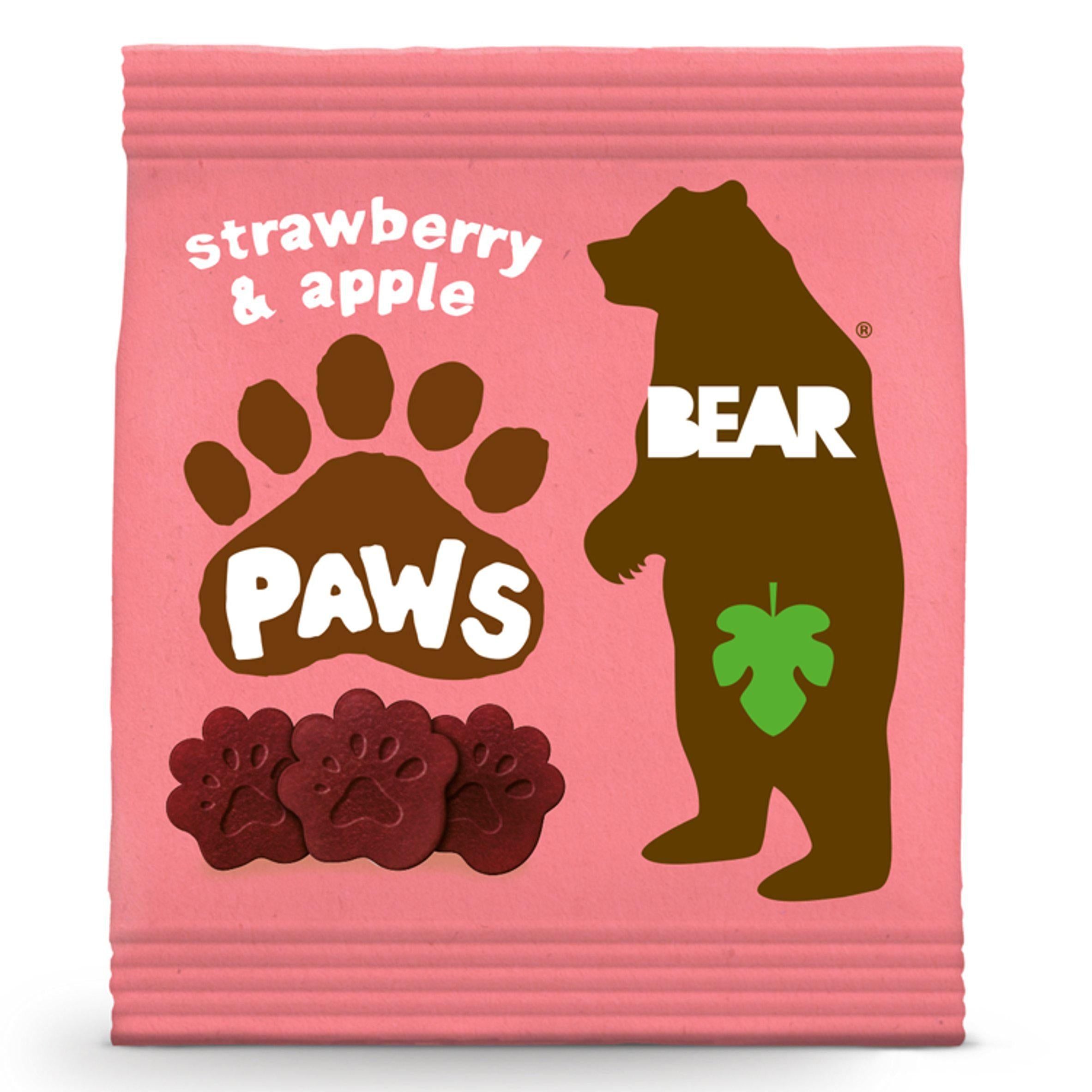 BEAR PAWS Fruit Shapes Strawberry & Apple 20g - McGrocer