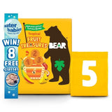 Bear Treasures Kids Snack 3+ Years Tropical Flavour 5 x 20g - McGrocer