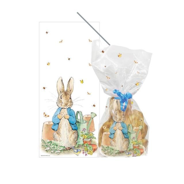 Beatrix Potter Peter Rabbit Cello Treat Bags with Twist Ties   20 per pack - McGrocer