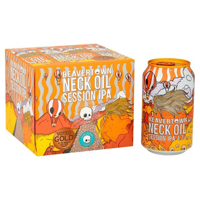 Beavertown Neck Oil Session IPA 4.3%   4 x 330ml - McGrocer