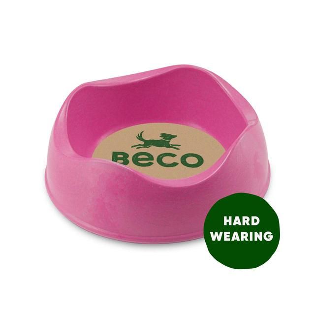 Beco Bamboo Pink Cat Bowl - McGrocer