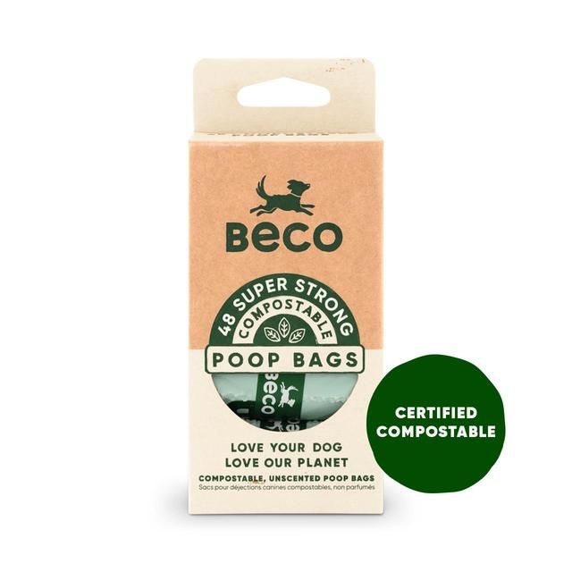 Beco Compostable Poop Bags Unscented 48 per pack - McGrocer
