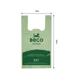 Beco Dog Poop Bags Unscented with Handles 120 per pack - McGrocer