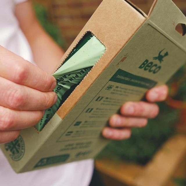 Beco Dog Poop Bags Unscented with Handles 120 per pack - McGrocer