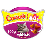 Whiskas Crunch Tasty Topping Adult Cat Treat Biscuits 100g GOODS Sainsburys