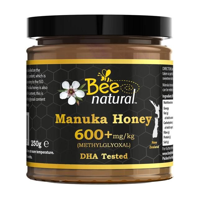 Bee Natural Manuka Honey 600+mg/kg Methylglyoxal 250g - McGrocer
