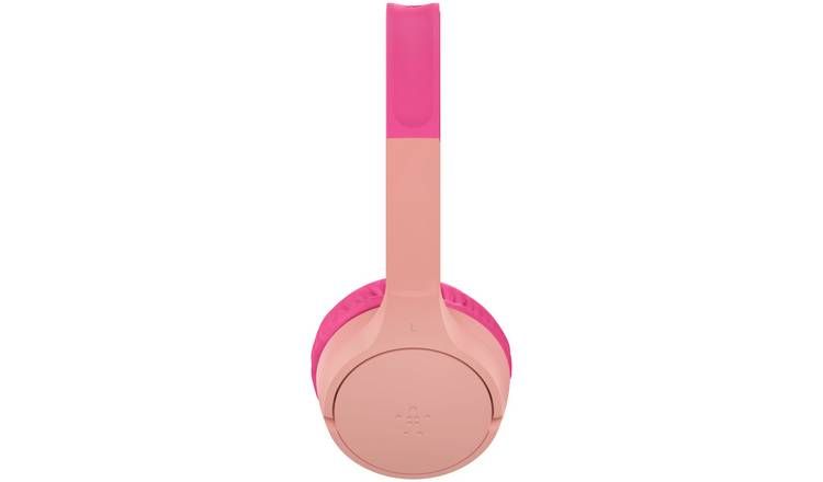 Belkin SoundForm Mini Kids Wireless Headphones On-Ear – Pink - McGrocer