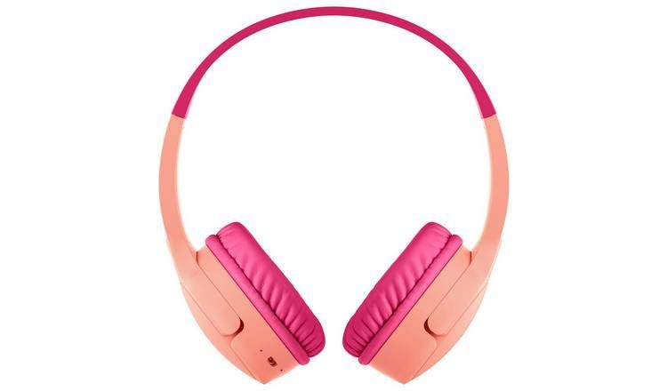 Belkin SoundForm Mini Kids Wireless On-Ear Headphones - Pink - McGrocer