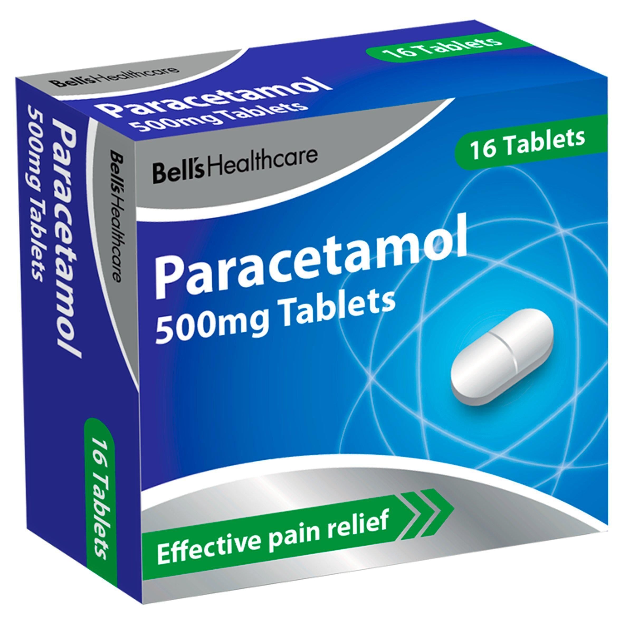 Bell's Healthcare Paracetamol 500mg Tablets x16 - McGrocer