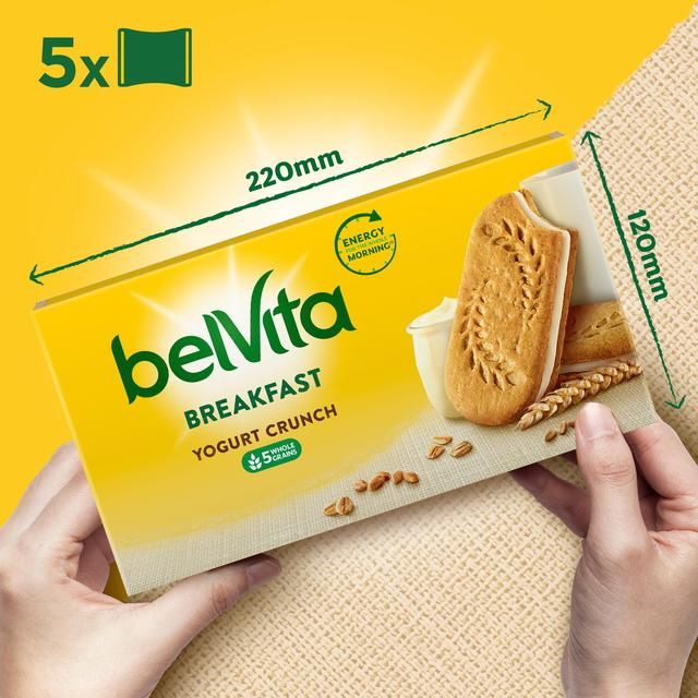 Belvita Breakfast Yogurt Crunch Biscuits 5 per pack - McGrocer