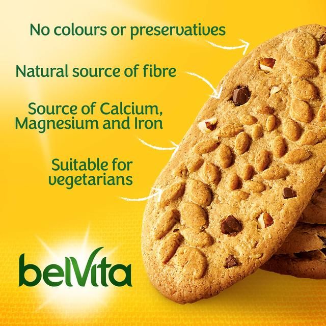 Belvita Honey & Nuts Choc Chips Breakfast Biscuits 5 per pack - McGrocer