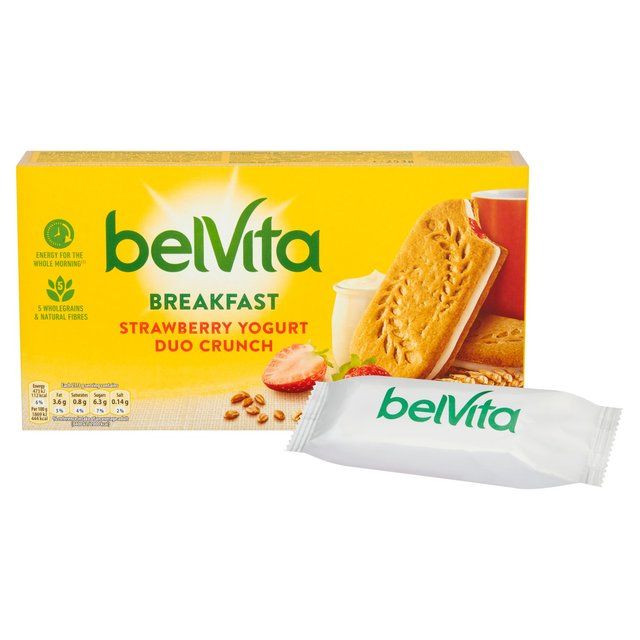 Belvita Strawberry Yogurt Duo Crunch Breakfast Biscuits 5 per pack - McGrocer