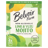 Belvoir Farm Non Alcoholic Lime & Yuzu Mojito 4 x 250ml - McGrocer
